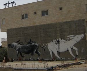 Wandmalerei in Bethlehem