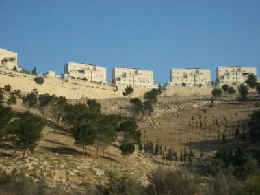 Moderne Festungsanlage nahe Jerusalem